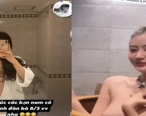 Clip hot tiktoker Triệu Linh Trang bị lộ tung lên mạng